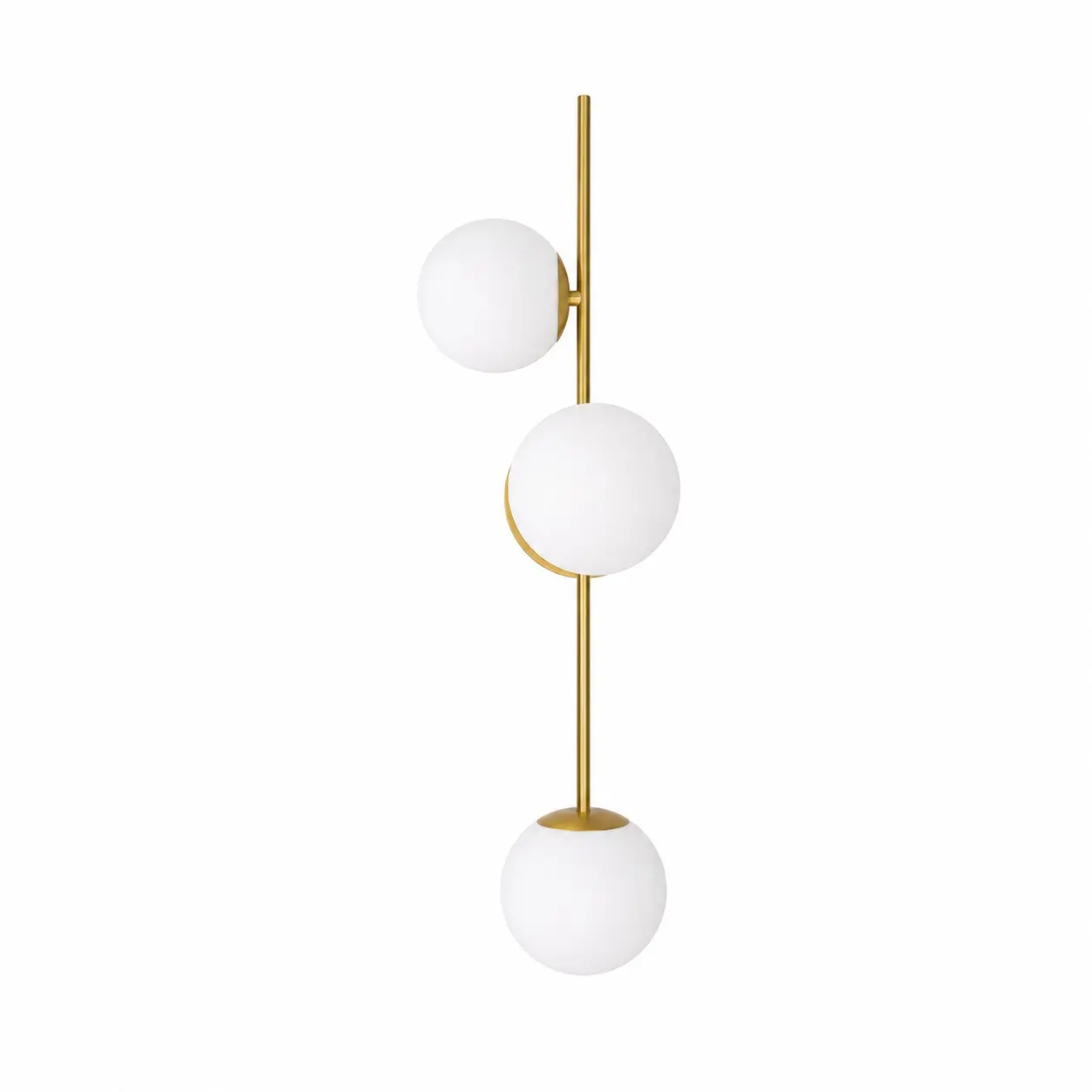 Linksseitige Wandleuchte aus Messing