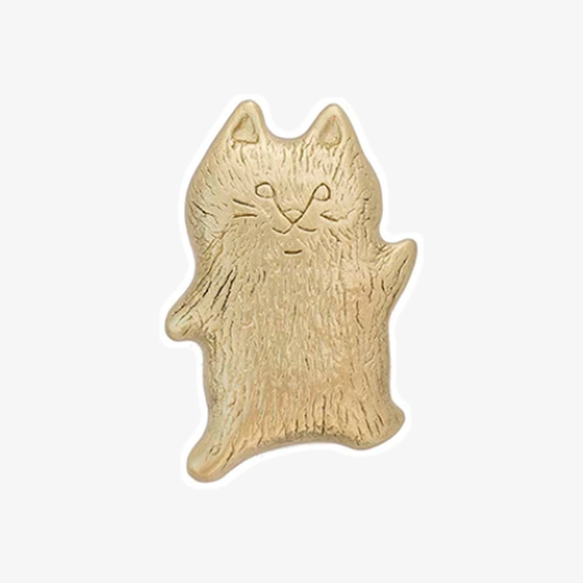 猫サイズ 真鍮製動物型キャビネットノブ