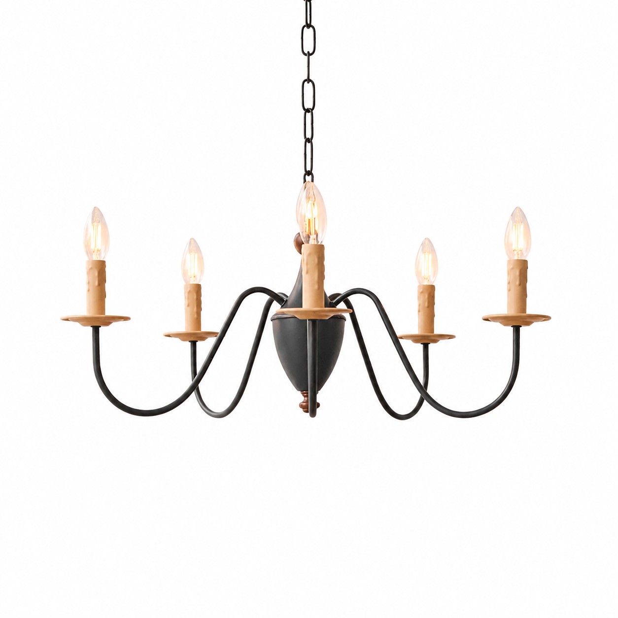 Francouzský lustr s 5 svíčkami, 60 cm, obrázek SKU